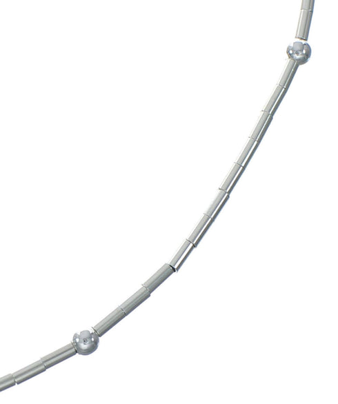 Liquid Sterling Silver Bead Necklace X10816